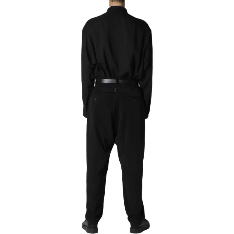 Yohji Yamamoto Buckle Detailed Pants-5