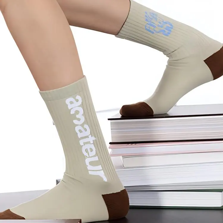 ALMOND ROCKS Women's Mid Calf Socks-1