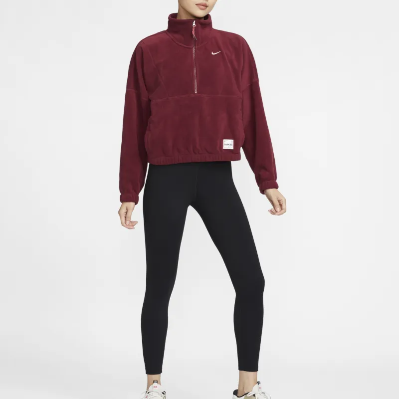 Nike POLAR ONE TF HZ TOP Sweatshirt Women's Burgundy-2