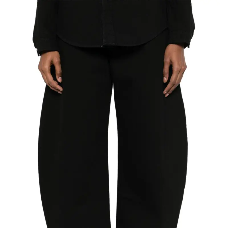 Alaia High Waist Round Jeans-5