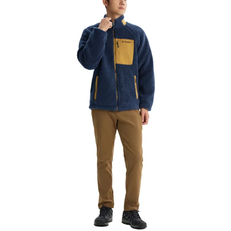 Columbia Velvet feel Coat Unisex Navy Blue-1