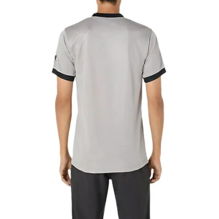 Asics T Shirt Unisex Silver Gray-1