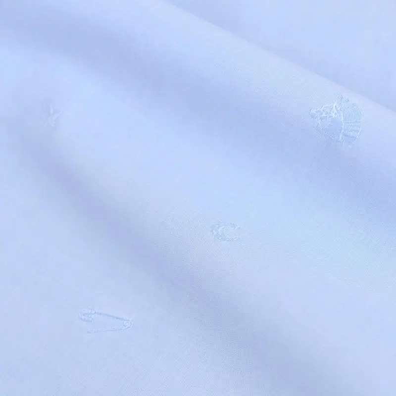 HERMES Shirts Men Light Blue-3