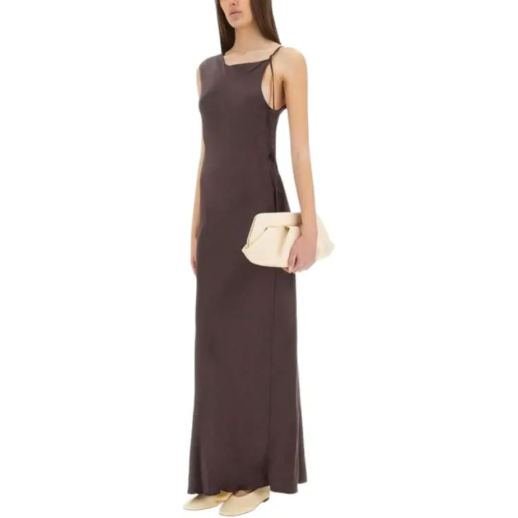 ALYSI Sleeveless Dress Women's Brown-2