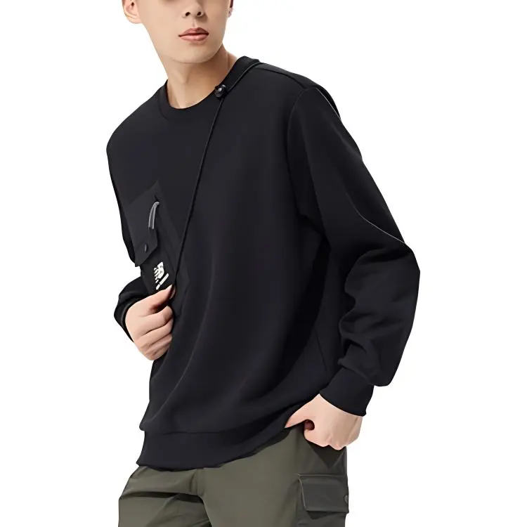 New Balance Sweatshirts Unisex Black-5