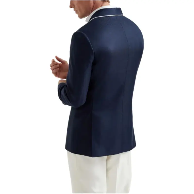 Brunello Cucinelli Shawl lapel Suit Jacket-4