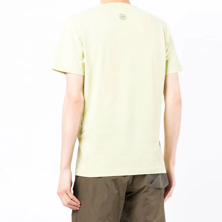 STONE ISLAND T Shirts Men Yellow-3