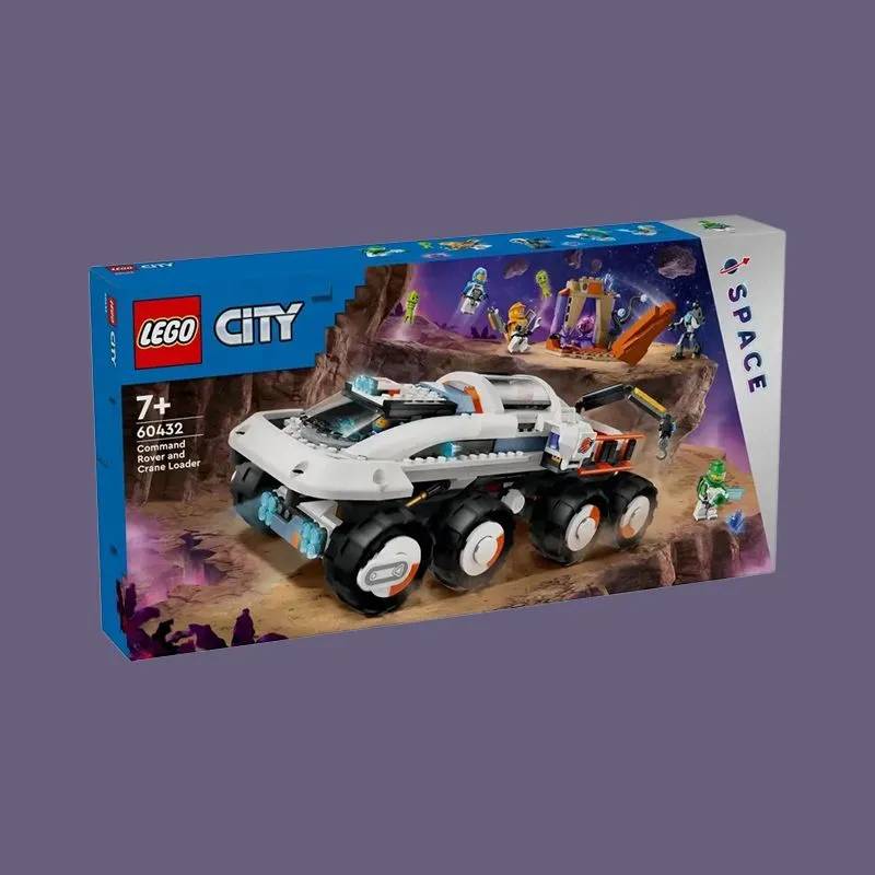 LEGO Command Rover And Crane Loader Building Blocks 60432-5
