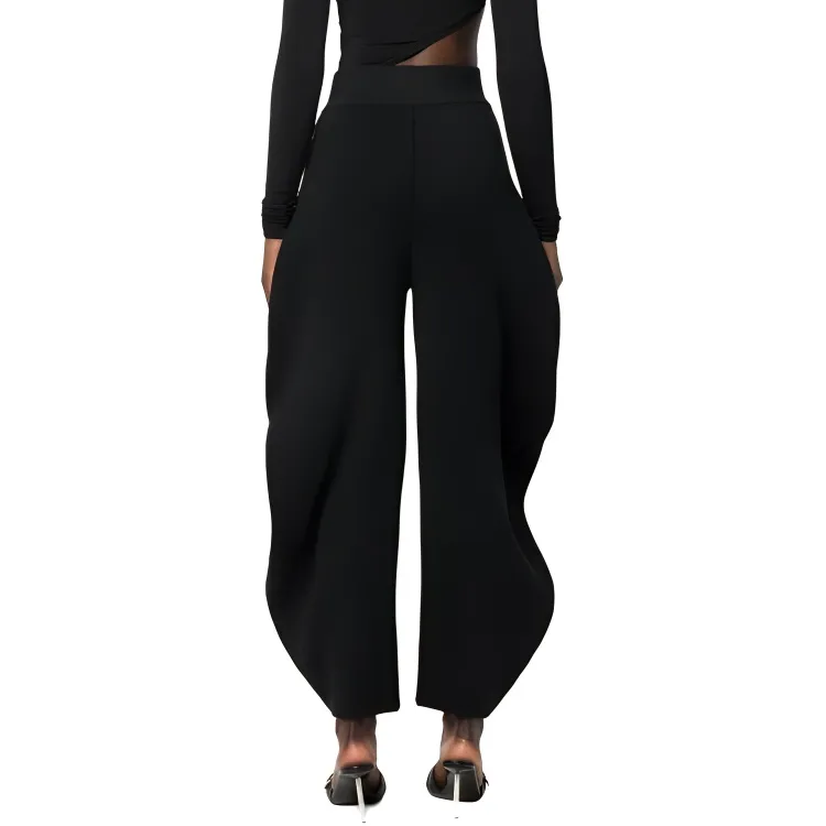 Alaia Wide leg Wool blend Trousers-2