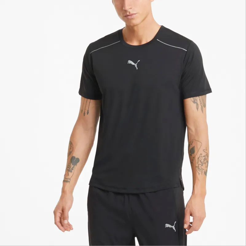 PUMA RUN COOLADAPT T Shirt Men's Black-3