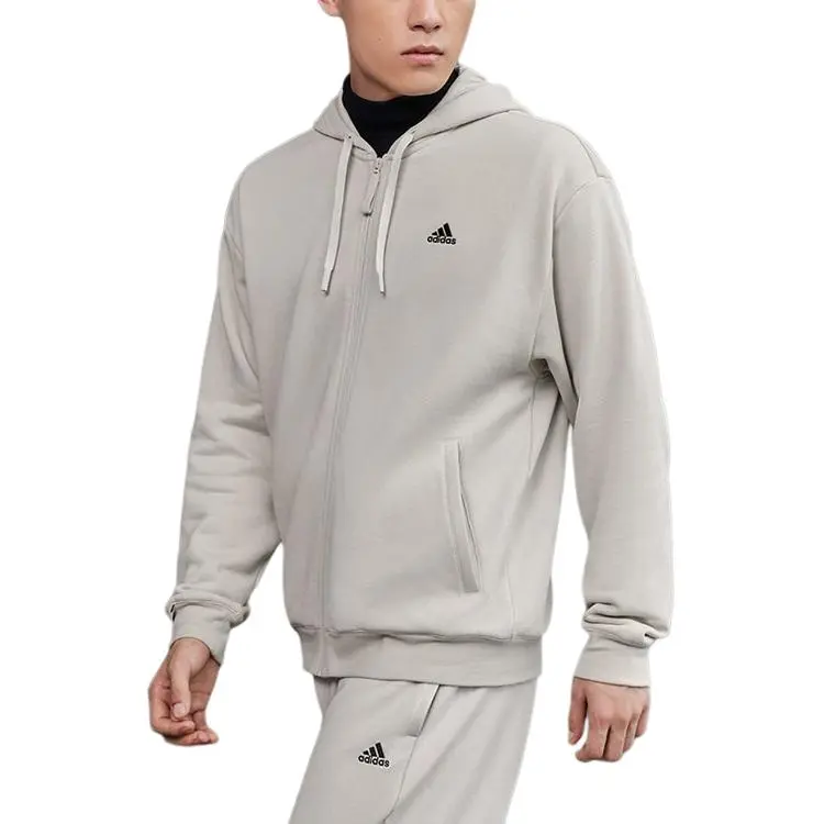 Adidas Casual Jacket Men's Bauxite Brown-3
