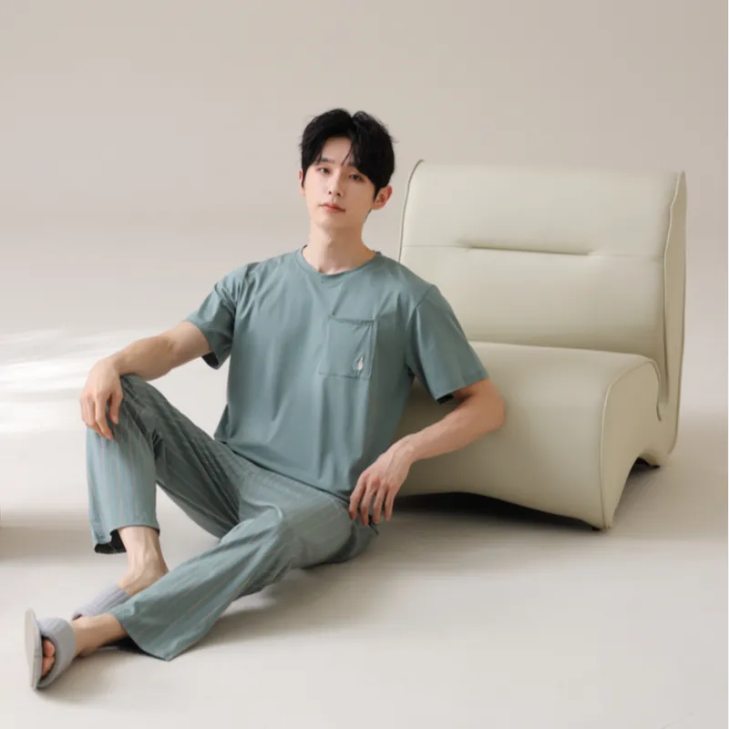 HUADAOJI Men Pajama Sets-1