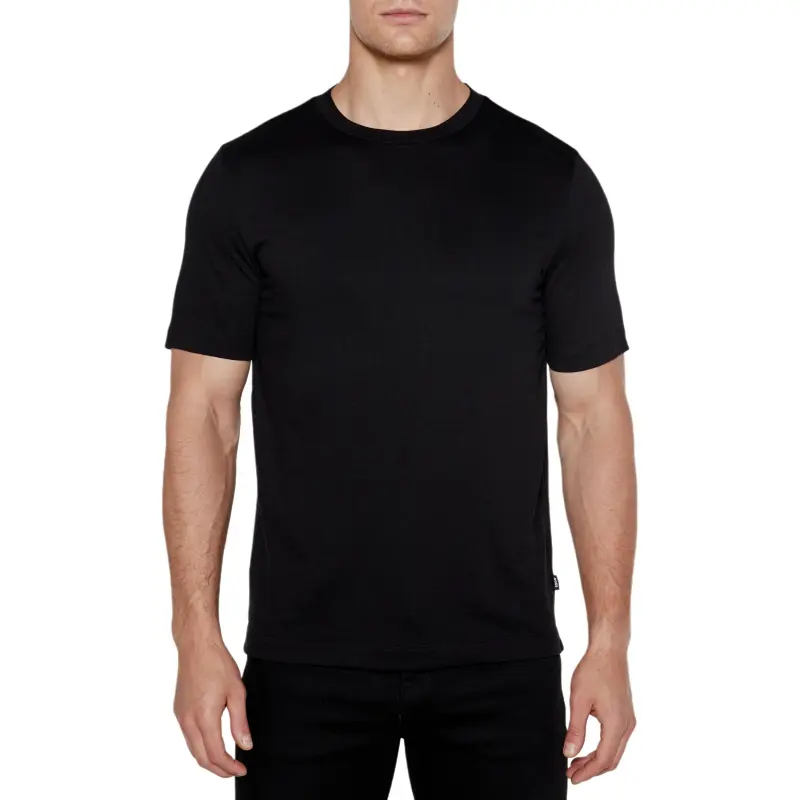HUGO BOSS Piqué weave T shirt-1