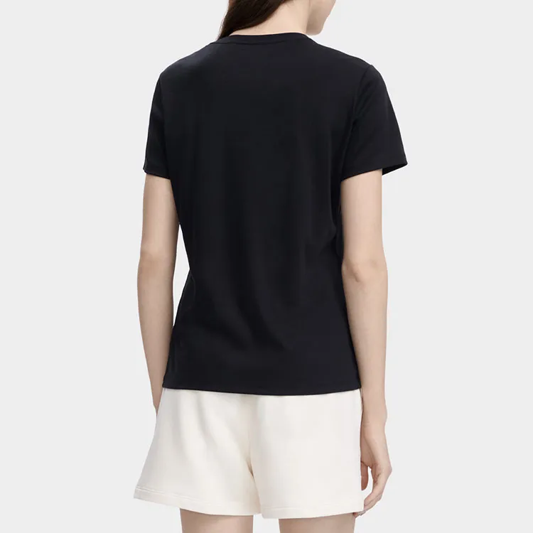 FILA T Shirts Women's Jet Black-4