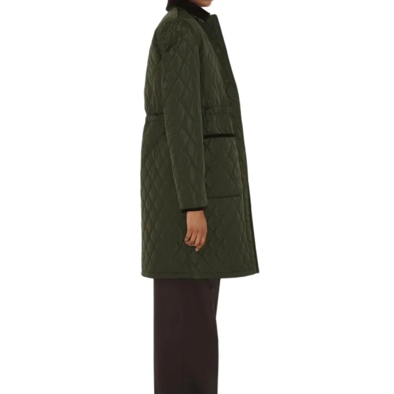 Burberry Quilted Long Sleeved Coat-4