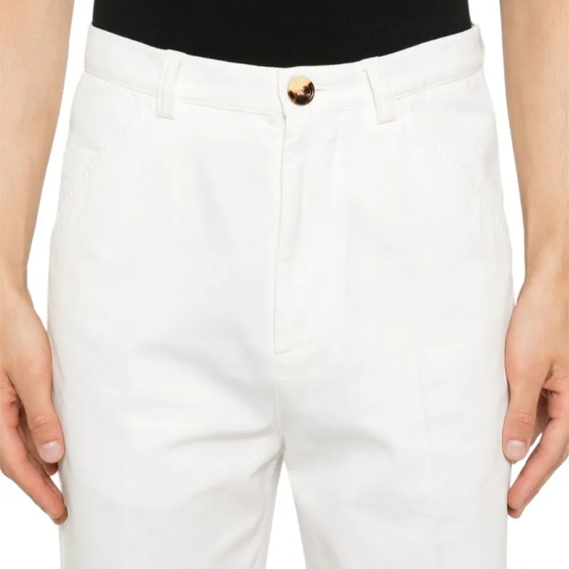 Brunello Cucinelli Straight Leg Twill Gabardine Trousers-4
