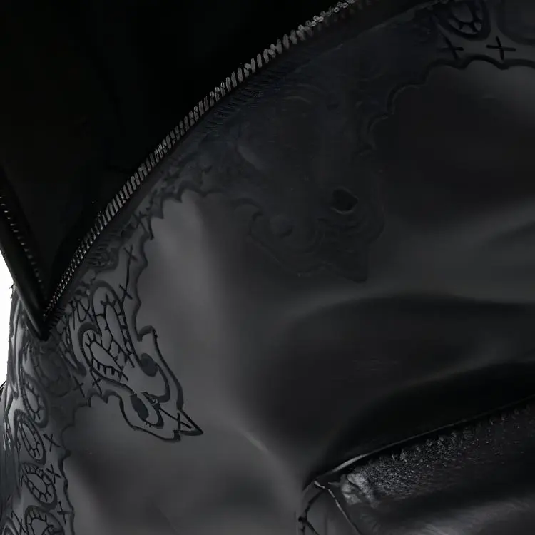 PHILIPP PLEIN Calfskin Backpack Men Raven-2