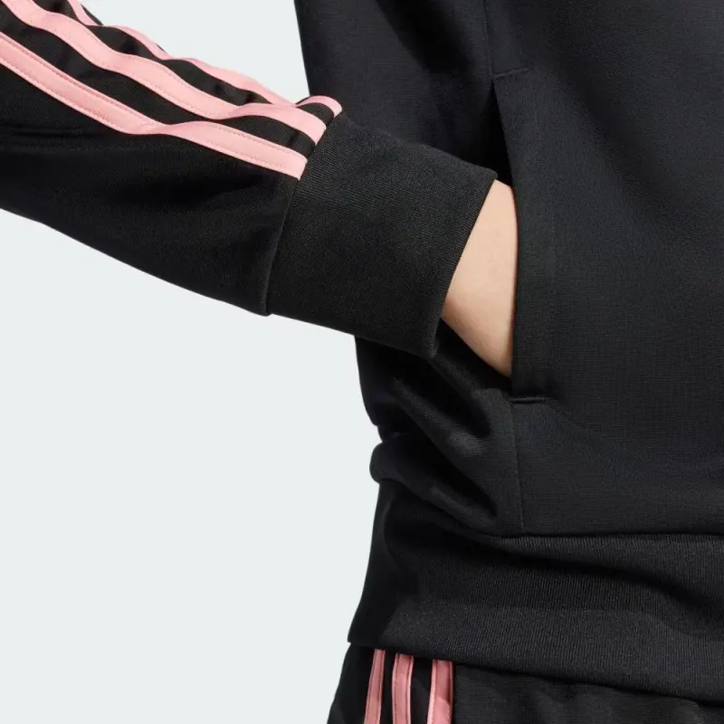 Adidas Free Shipping With AdiClub Primegreen Essentials Warm Up Slim 3 Stripes Track Jacket-3