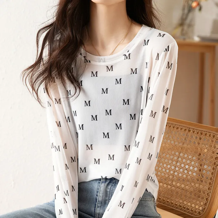 Mo Han Yi Mei T Shirt Women's White-1