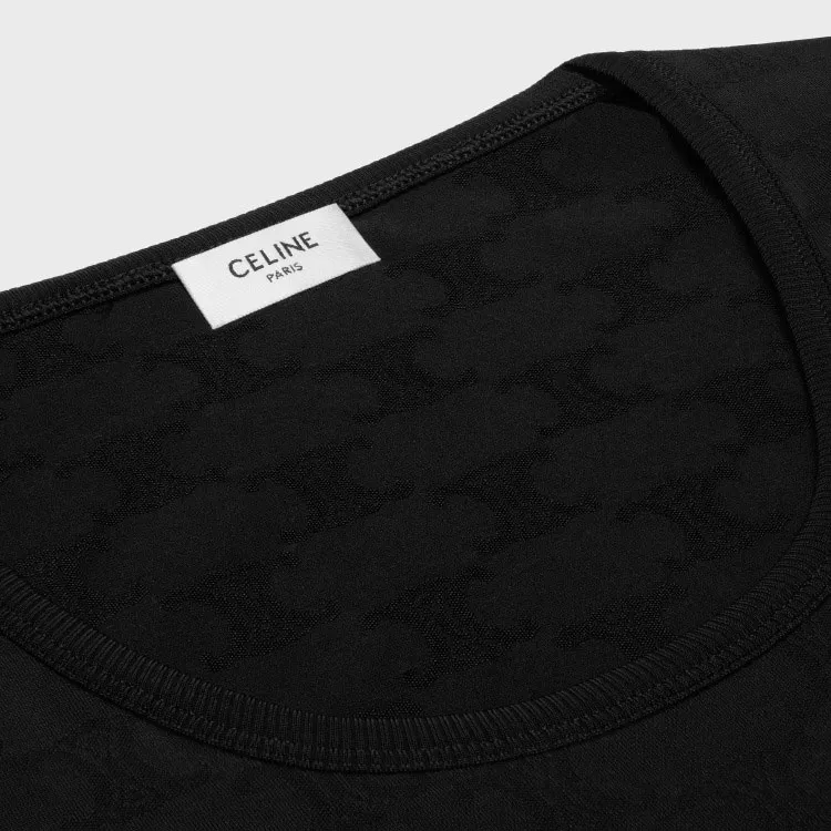 CELINE SS25 Crop Top Women's Black-2