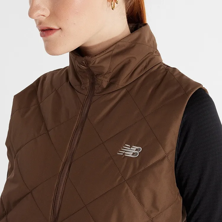 New Balance AW24 Vest Women's Coffee-7