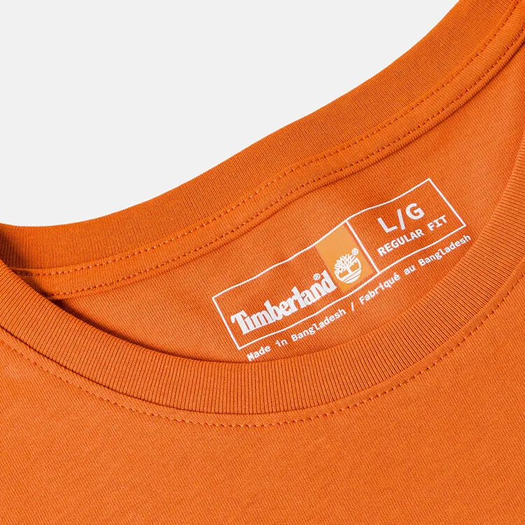 Timberland SS25 T Shirt Men's Orange-2