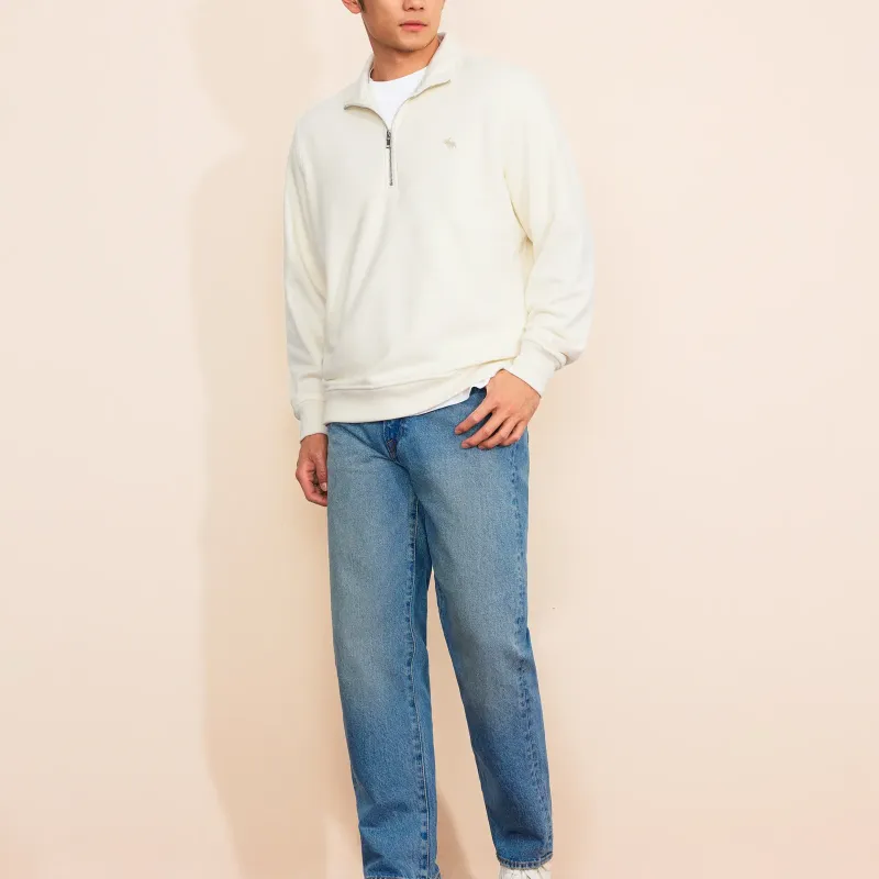 Abercrombie＆Fitch Sweatshirt Men's White-3