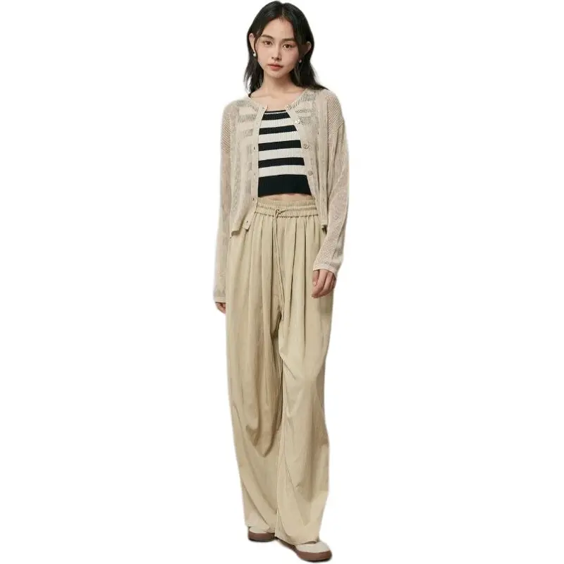 JESSYLINE Casual Pants Women's Khaki-2