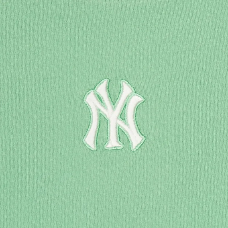 MLB Drop Shoulder Sleeve T Shirt Women's Hemp Green-2