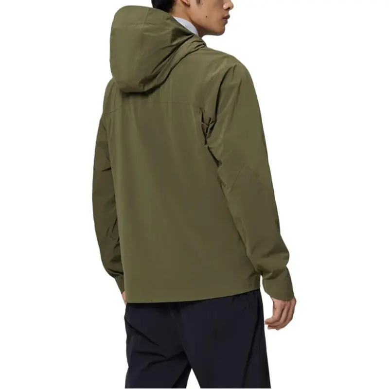 Saucony Jackets Coats Men's Dried Yellow Olive Green-3
