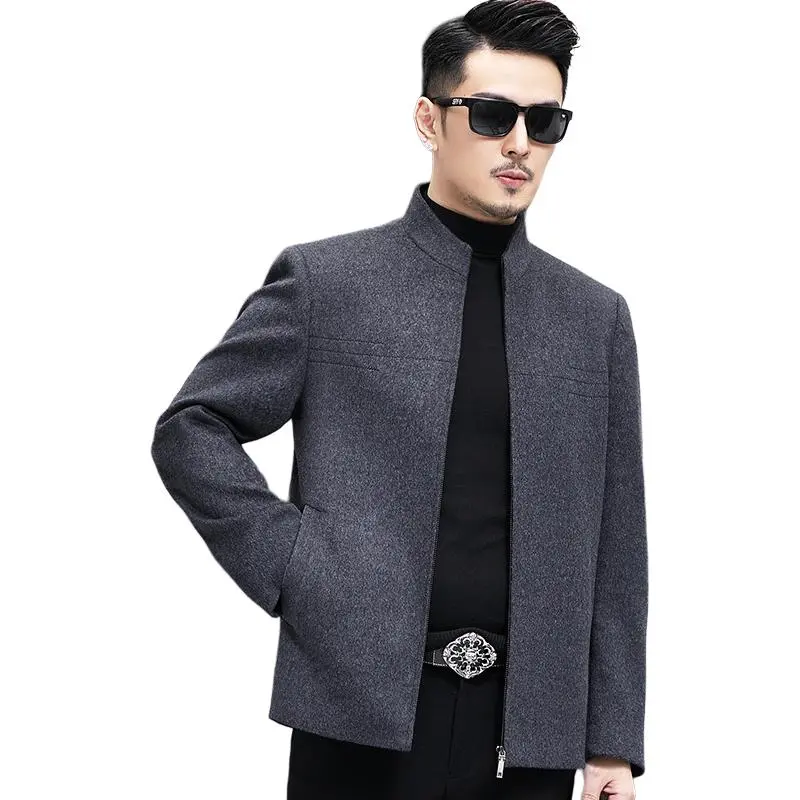 Devanro Jackets Coats Men's Gray-1