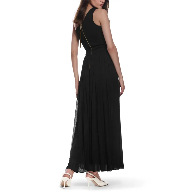 LOUIS VUITTON Asymmetrical Belted Dress-4