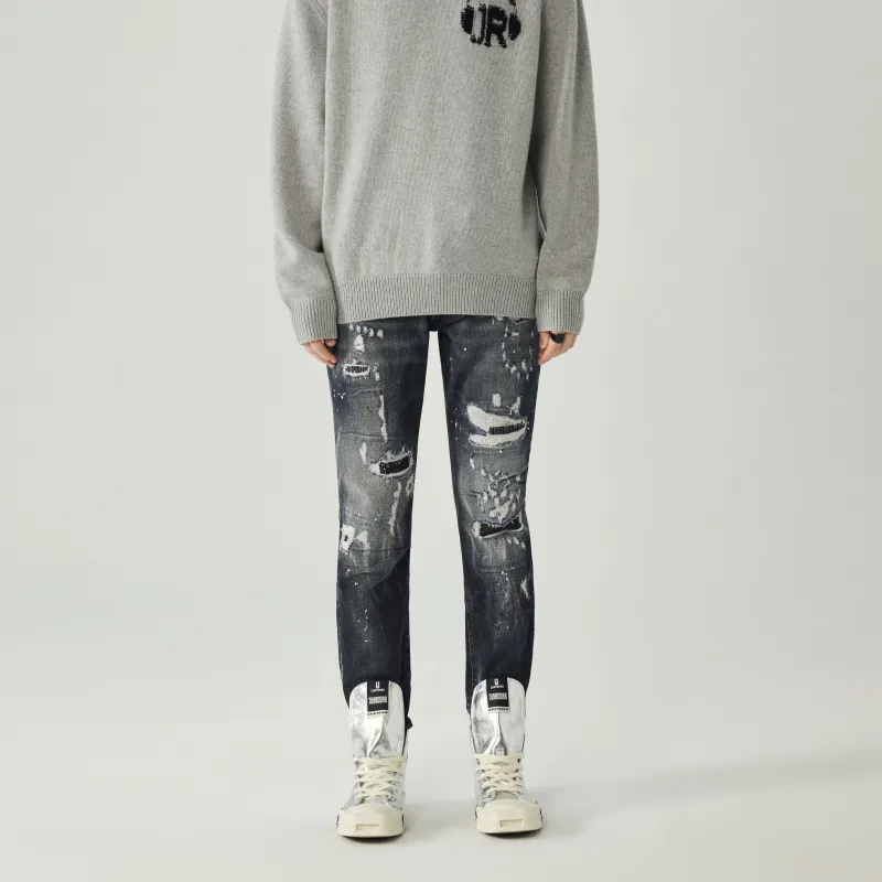 JOHN RICHMOND FW24 Jeans Men's Black Gray-5