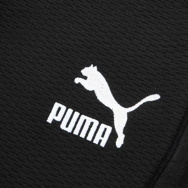 PUMA T7 Track Casual PANTS DK Knitted Sweatpants Men's Black 01-3