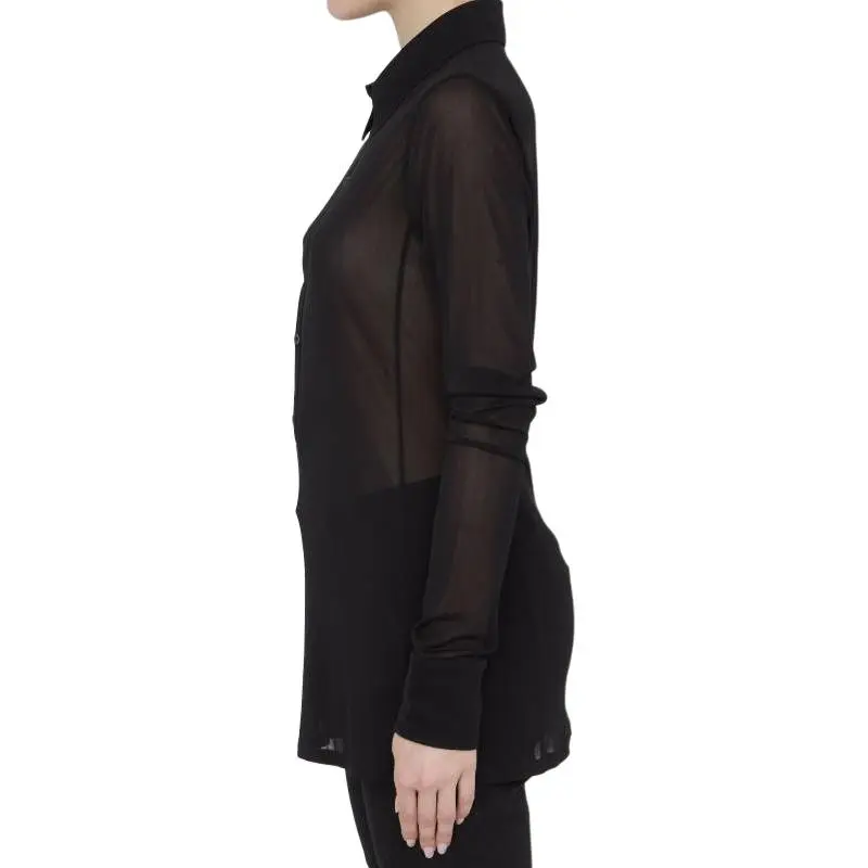 SAINT LAURENT Buttoned Long Sleeved Shirt-2