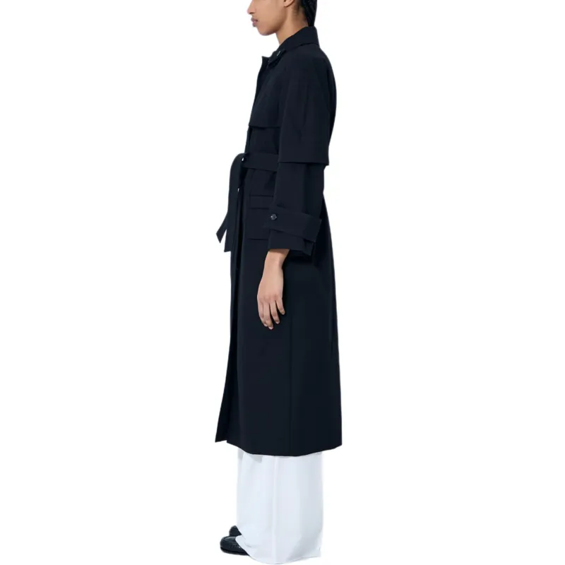 MaxMara Trench Coat Women's Black-3