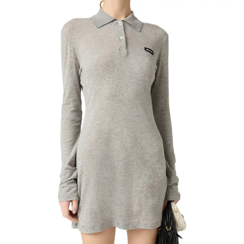 MIU MIU Ribbed knit Mini Dress-1