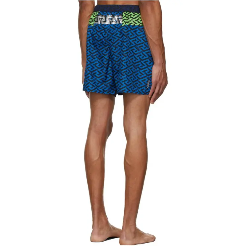 VERSACE Swimming Shorts Men's Blue-4