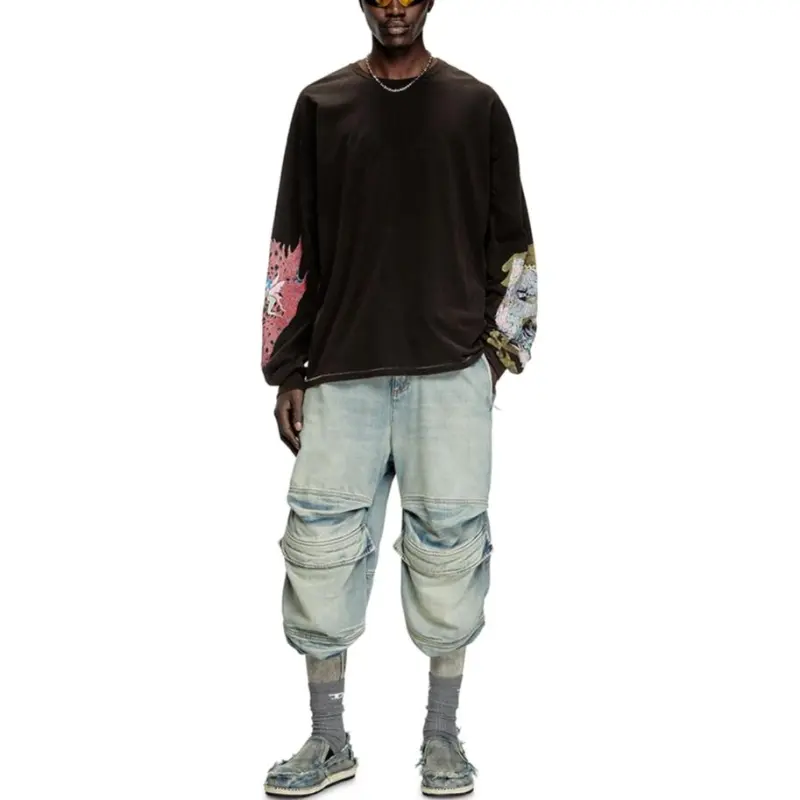 DIESEL T Boxt Ls R4 Long Sleeved T Shirt-1