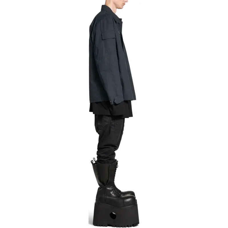 Balenciaga Military Ripstop Shirt Jacket-4