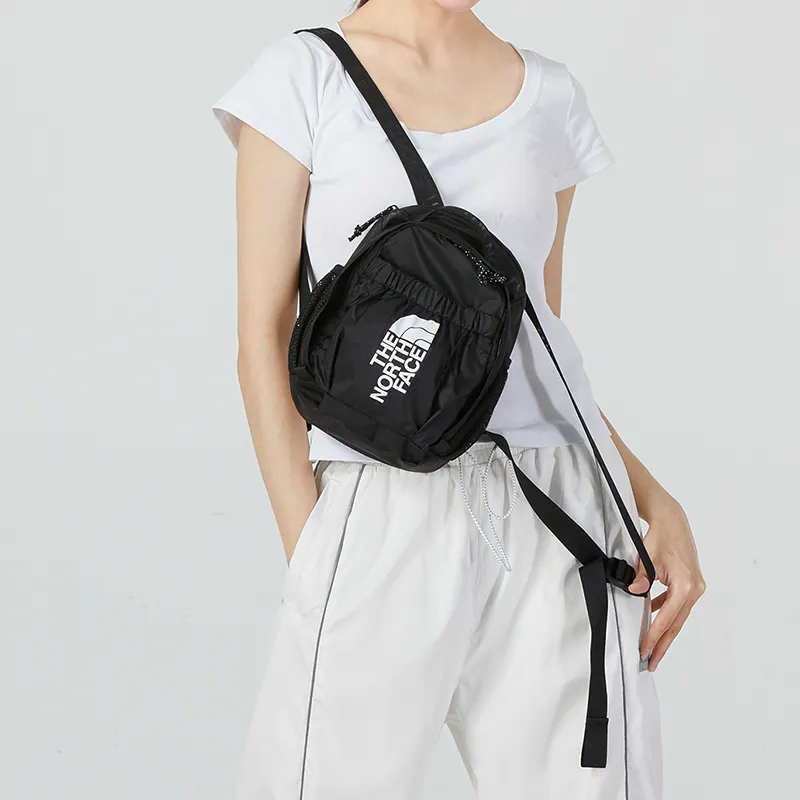 THE NORTH FACE Fabric Backpack Double Shoulder Backpack Regular Unisex Black-5