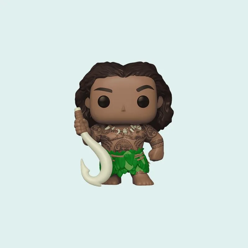 Funko Ocean Encounter 2 Maui Holding Fishing Hook Chibi Figures-2