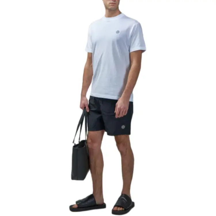 STONE ISLAND Compass Patch Swim Shorts-2
