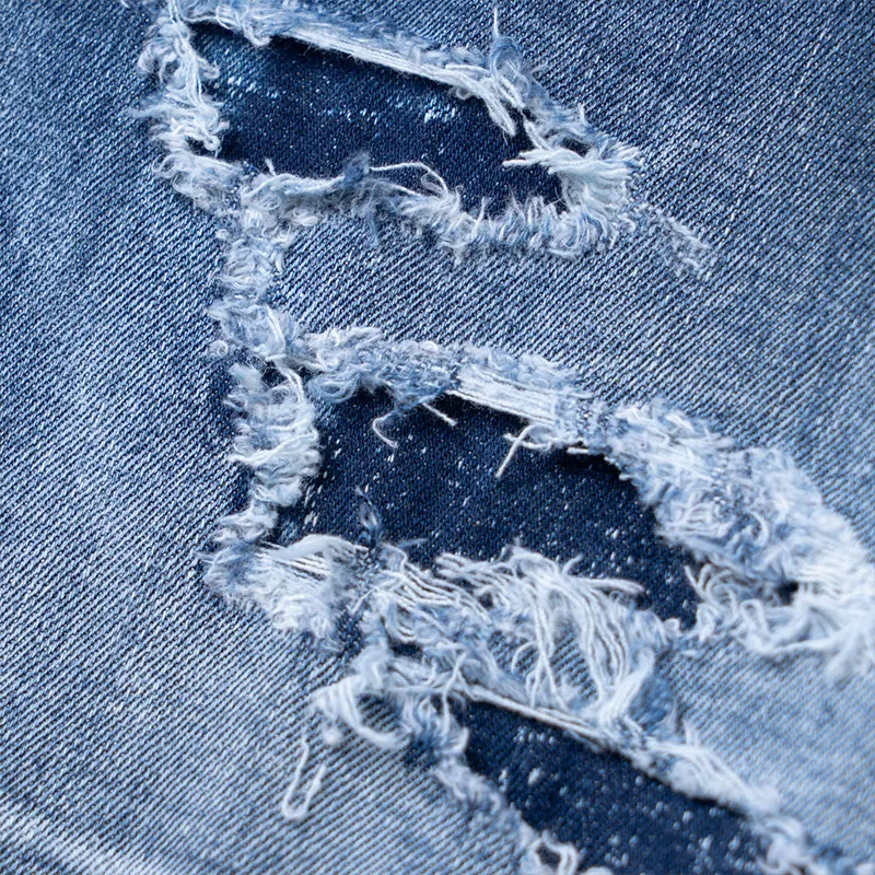 DSQUARED 2 Ripped Faded Straight leg Jeans-5