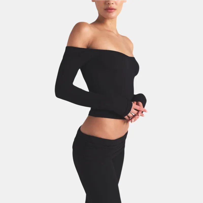 SKIMS T Shirt Women's ONYX/Onyx-1