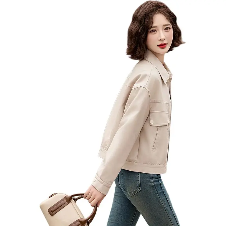 Yi Mengyuan Leather Jacket Women's-2