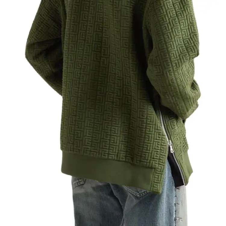 BALMAIN Sweatshirts Men Green-3