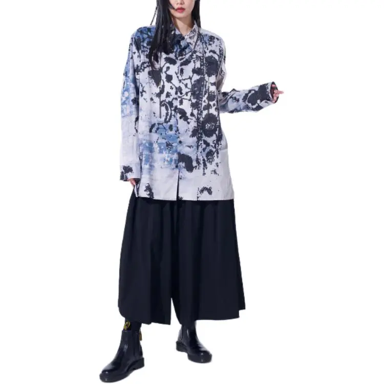 Yohji Yamamoto S'YTE FW24 Shirt Unisex Blue-10