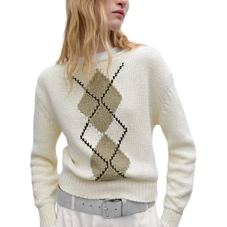Massimo Dutti Knitwear Women's White-4