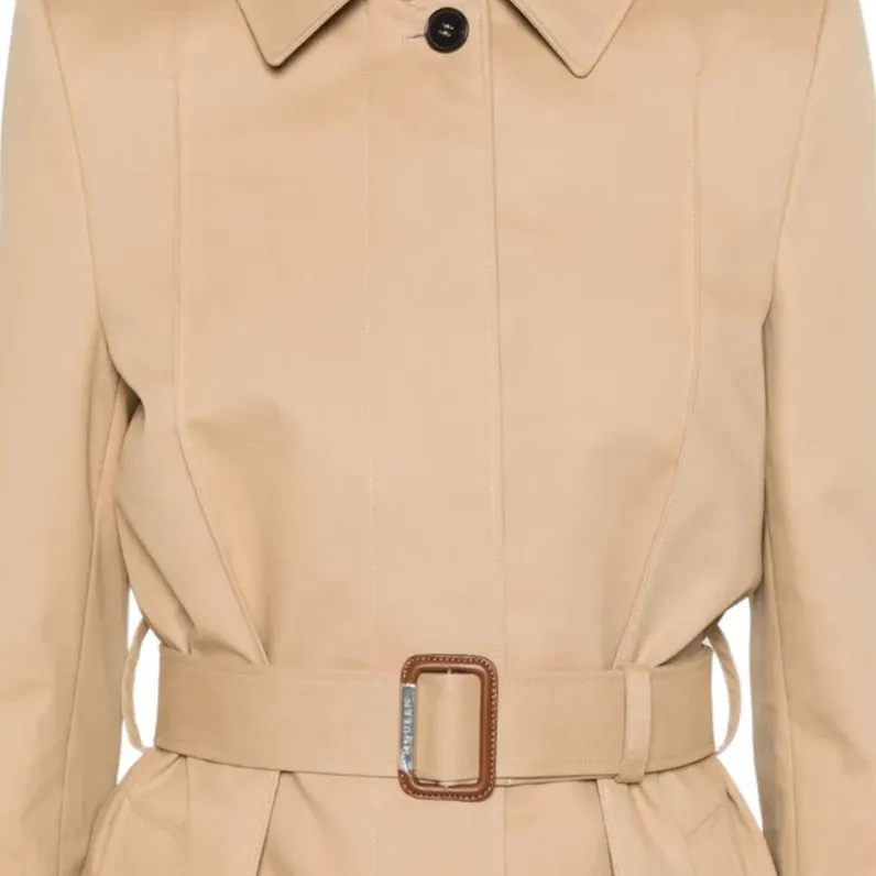 Alexander McQueen Belted Trench Coat-4